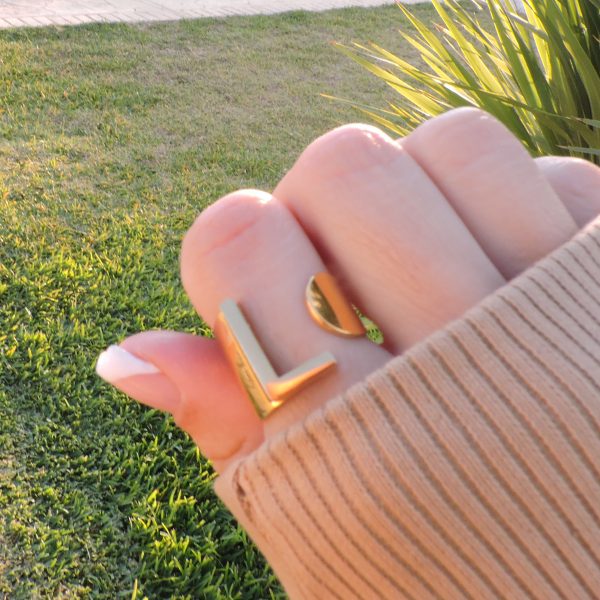 x L Gold Anillo
