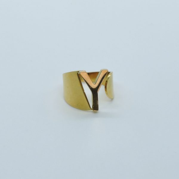 x Y Gold Anillo