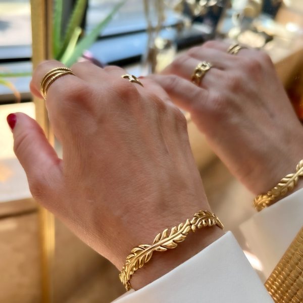Hoja Gold Pulsera
