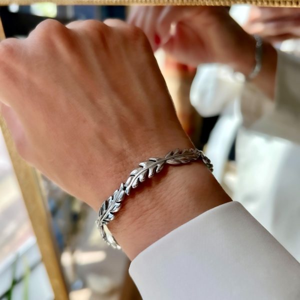 Hoja Silver Pulsera